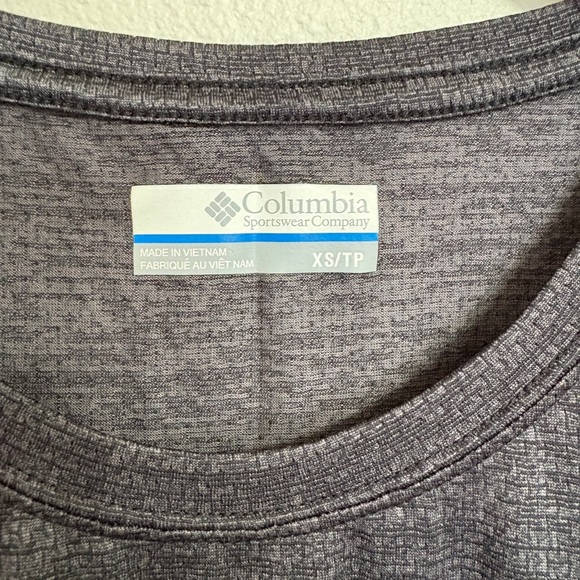 Teen/men's gray Columbia athletic shirt size XS - Picture 3 of 7